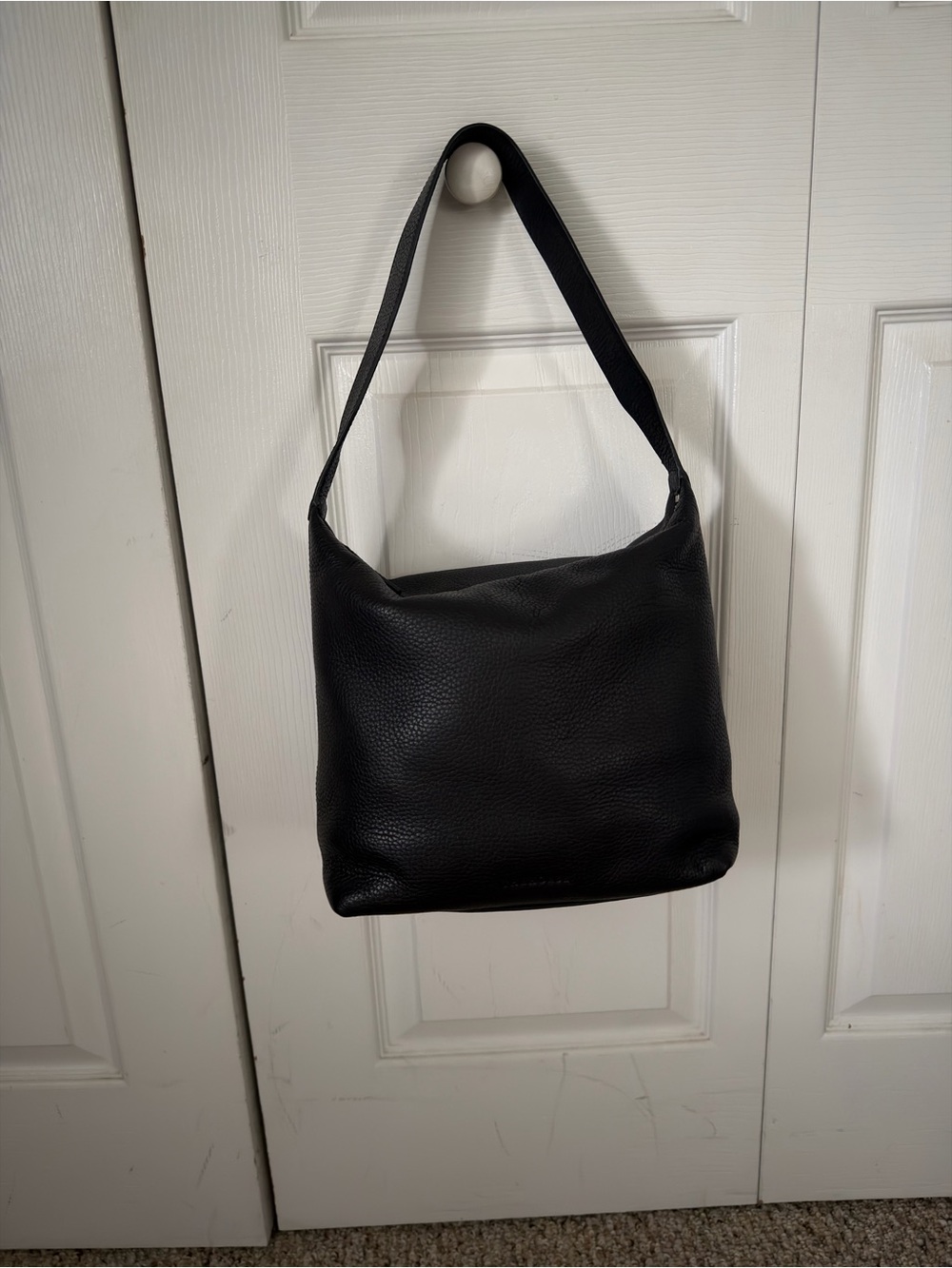 The Horse Black Pebbled Leather Shoulder Bag - Picture 6 of 11